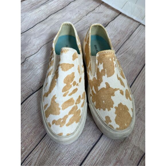 Seavees Baja Platform Mulholland Cowhide Slip-On Sneakers Size - Picture 7 of 13